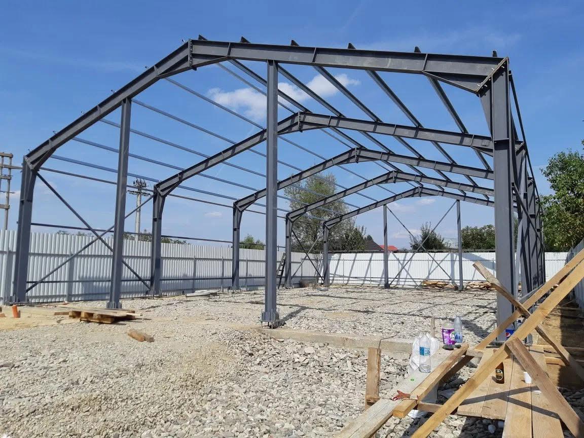 Structură hală — cadru principal